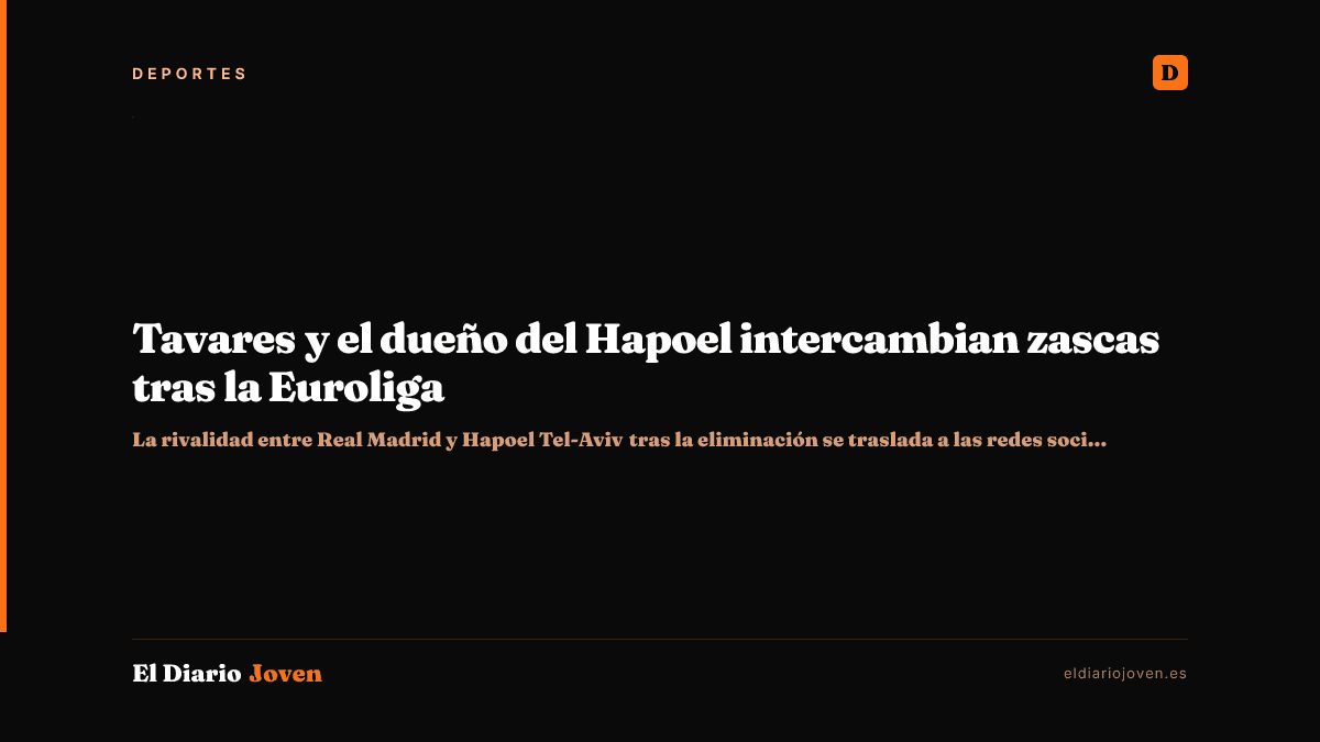 Tavares y el dueño del Hapoel intercambian zascas tras la Euroliga