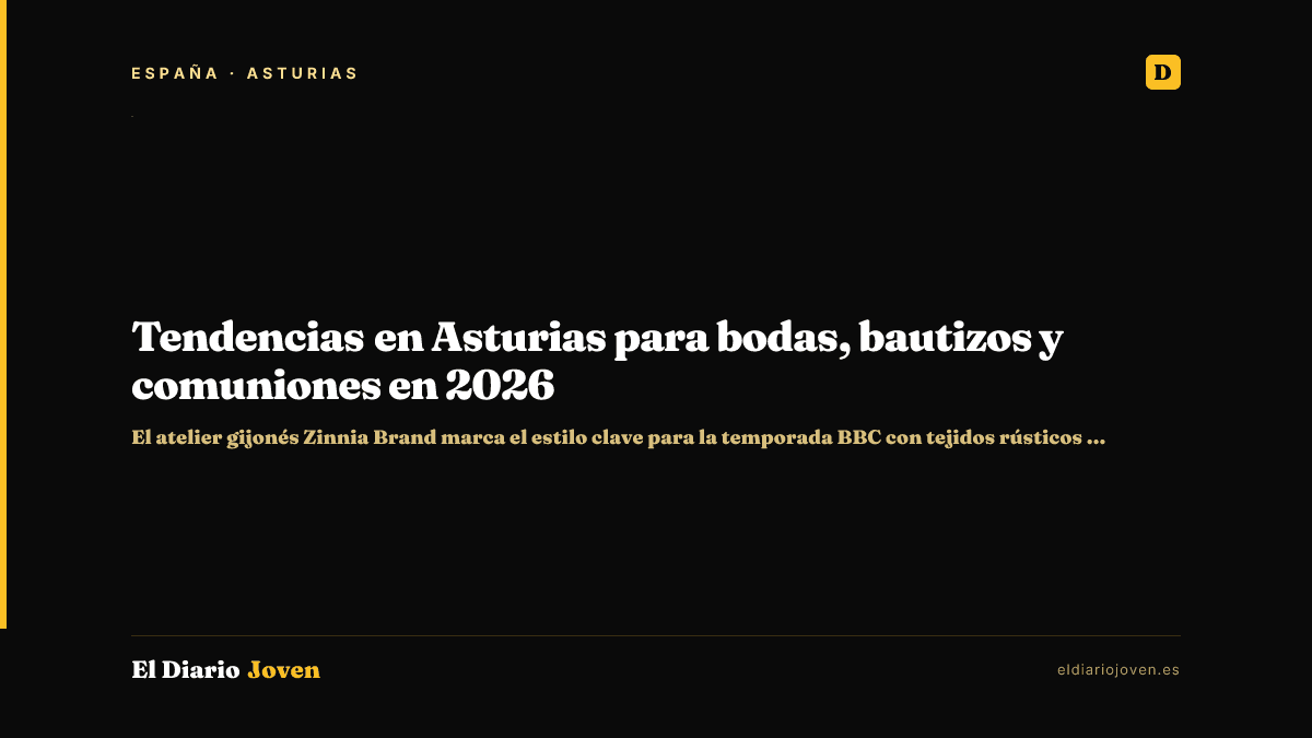 Tendencias en Asturias para bodas, bautizos y comuniones en 2026