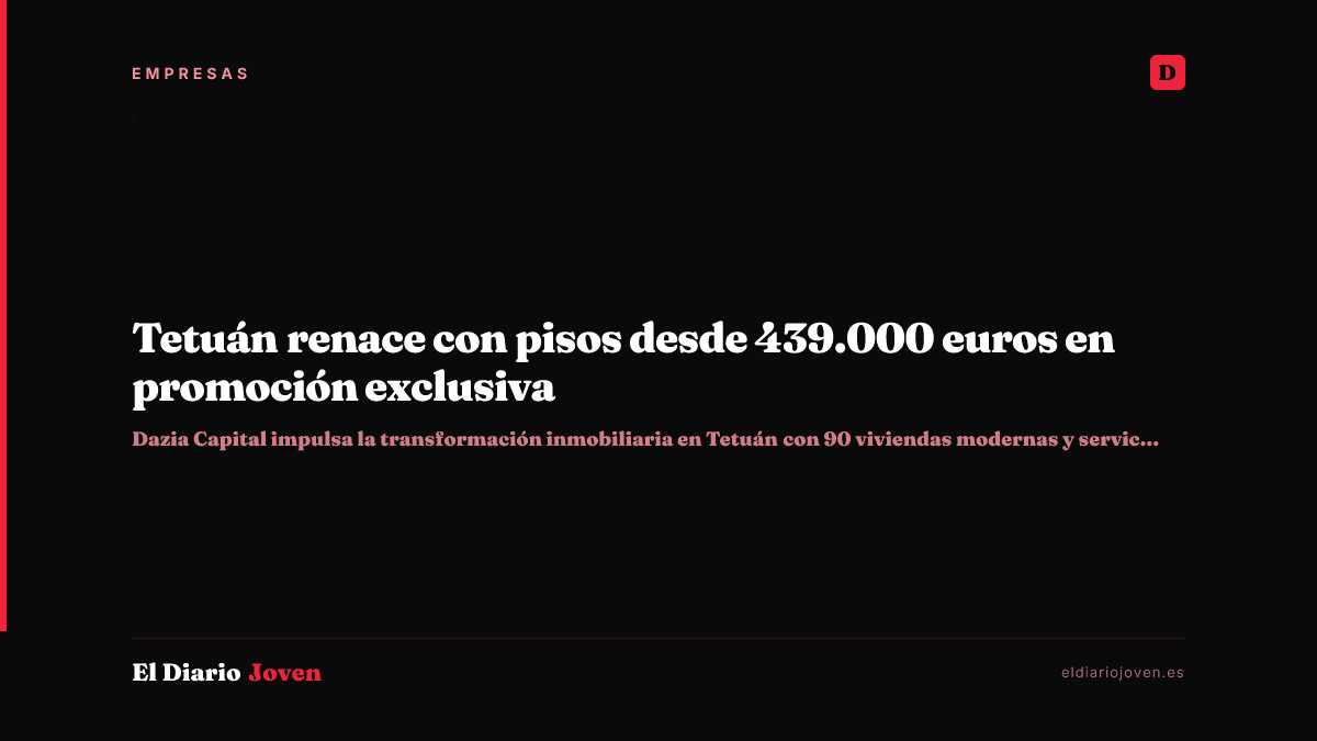 Tetuán renace con pisos desde 439.000 euros en promoción exclusiva