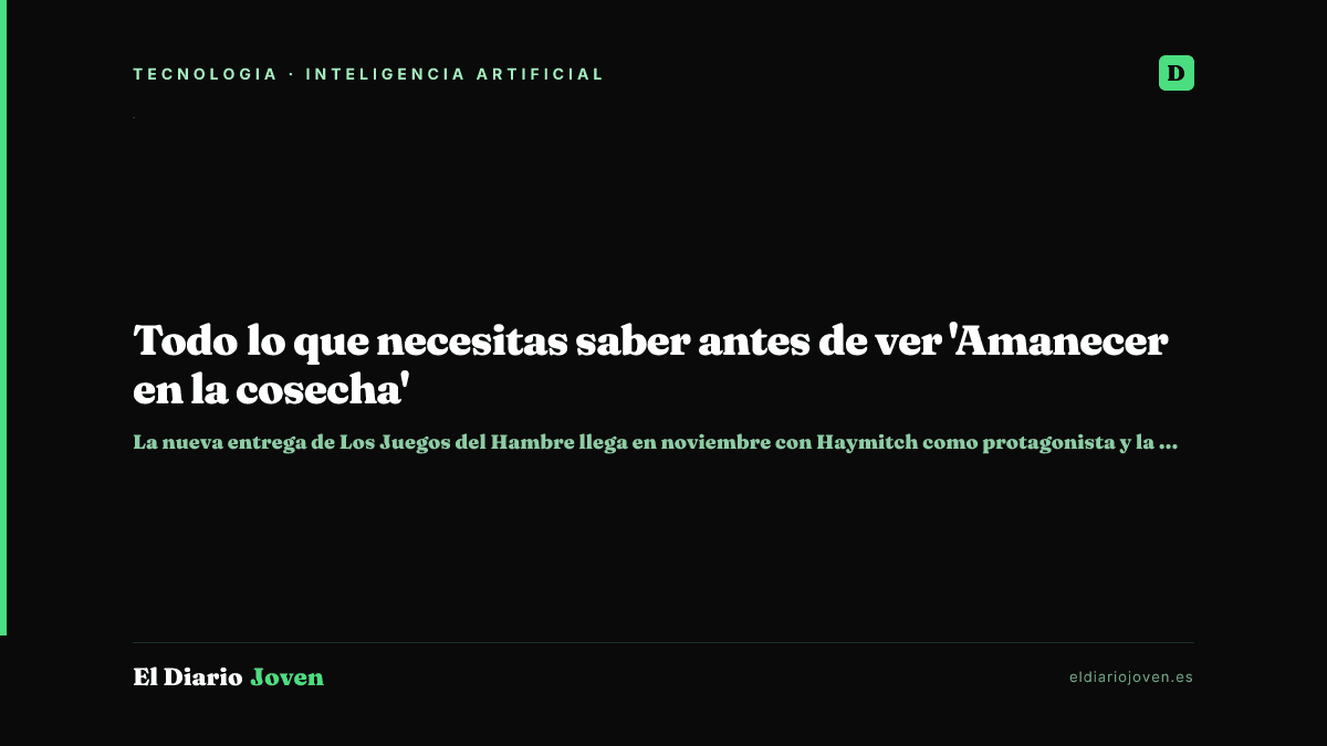 Todo lo que necesitas saber antes de ver 'Amanecer en la cosecha'
