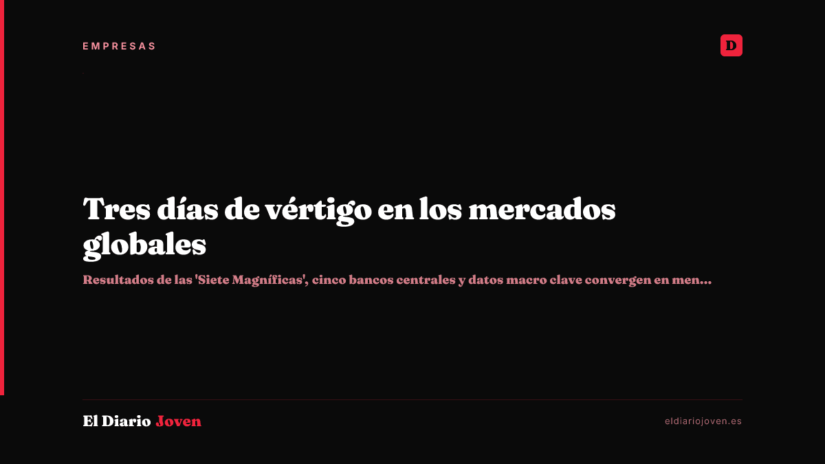 Tres días de vértigo en los mercados globales