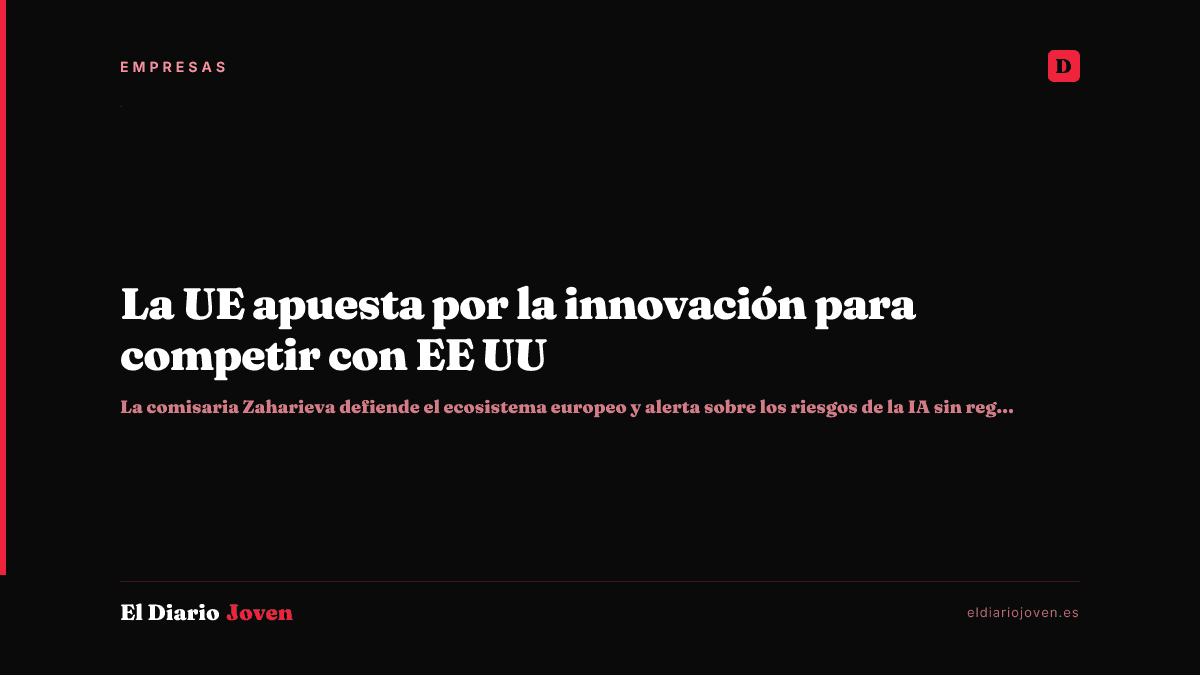 La UE apuesta por la innovación para competir con EE UU