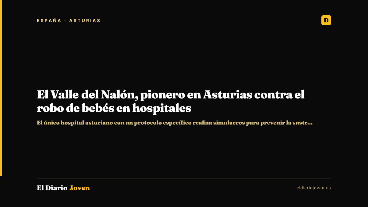 El Valle del Nalón, pionero en Asturias contra el robo de bebés en hospitales