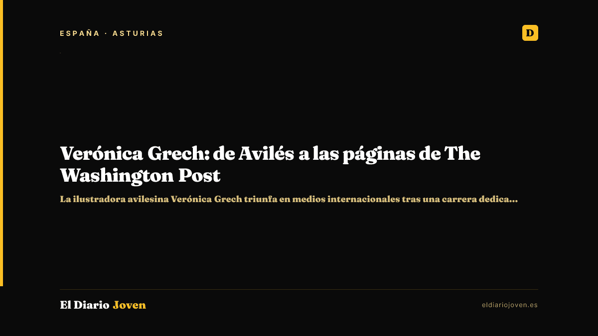 Verónica Grech: de Avilés a las páginas de The Washington Post