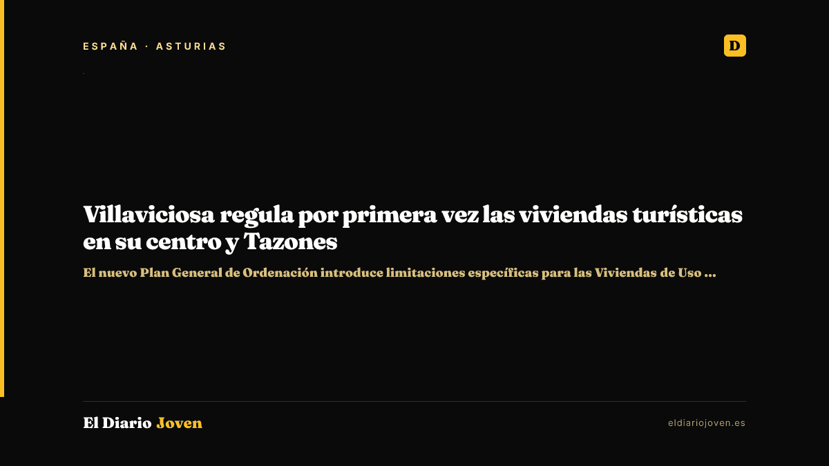 Villaviciosa regula por primera vez las viviendas turísticas en su centro y Tazones