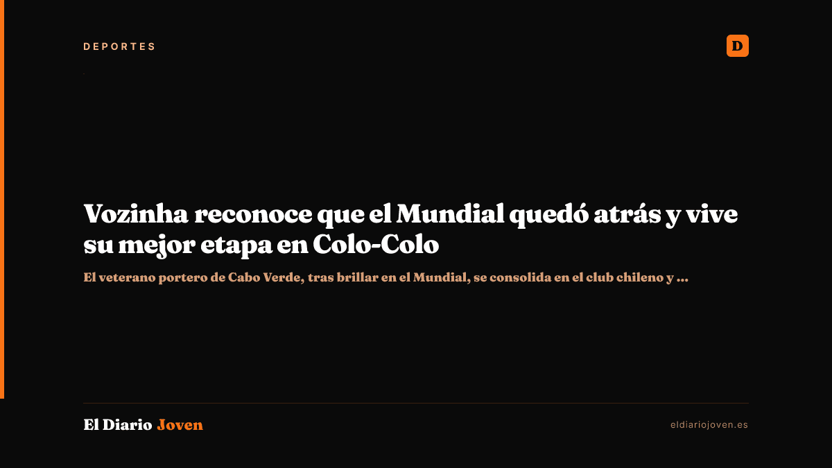 Vozinha reconoce que el Mundial quedó atrás y vive su mejor etapa en Colo-Colo