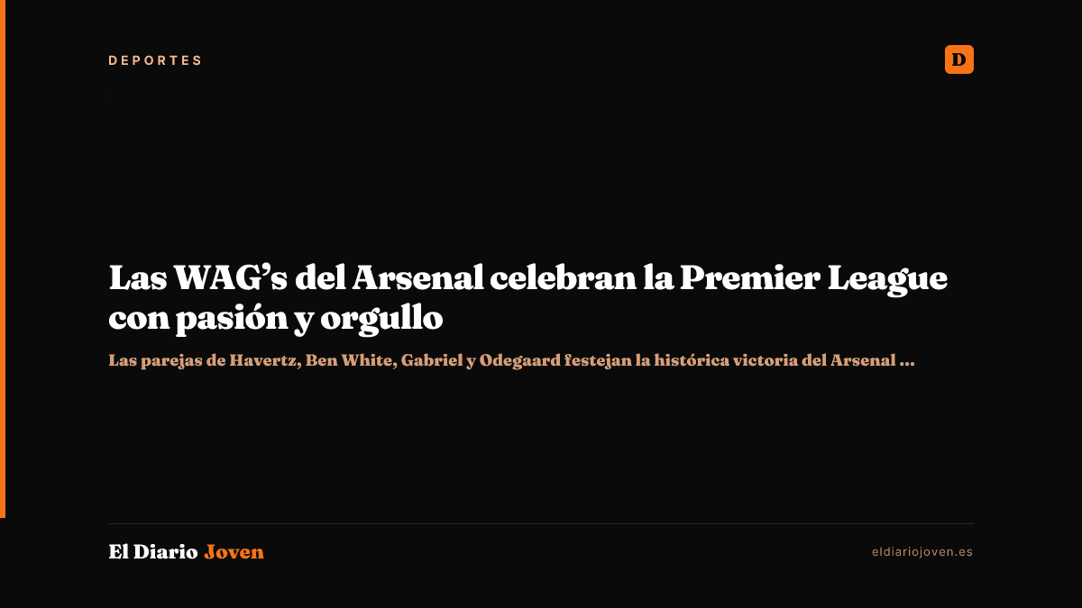 Las WAG’s del Arsenal celebran la Premier League con pasión y orgullo